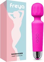 Freya® Massager - Muisstil & Waterdicht - Magic Wand - Hot Pink - Vibrators voor Vrouwen - Clitoris Stimulator - Sex Toys - Discreet Bezorgd