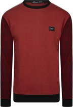 Pullover - sweater - heren - Bravo jeans - Rood