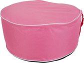 Opblaasbare poef - 56 x 25 centimeter - Roze
