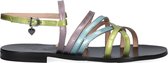 Floris Van Bommel 85994 Sandalen - Dames - Groen - Maat 38