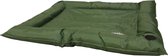 Koelmat met boord - militair groen - Afmetingen: 56x66cm