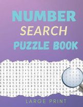 Number Search Puzzle Book Large Print