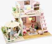 Miniatuur - Roze loft - met lijm