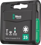 Wera 05057775001 Bit-Box 15 Impaktor TX 15-delige Bitset - Torx - T25