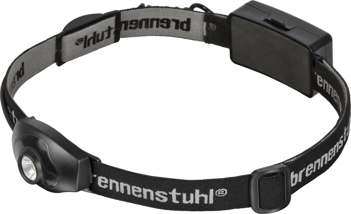 Brennenstuhl LED hoofdlamp LuxPremium / lichte hoofdlamp LED met helder voorlicht, ideaal om te joggen (IP44, incl. batterijen) kleur: zwart