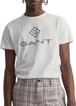 Gant Lock up T-shirt - Mannen - wit