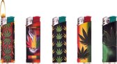 Aansteker – “Leaves “design  - 50 stuks – Lighter  - Briquet