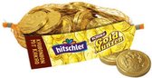 Hitschies Netje Gouden Munten Choco 130gr - 50 Stuks