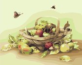 LanArte Panier de pommes Peinture par numéro PN-0194715