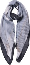 Juleeze Sjaal Dames Print 85x180 cm Zwart Synthetisch Shawl Dames Cadeau voor haar