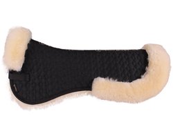 BR Bont Rand - Zadelonderlegger - Zwart/Naturel - mt. Paard