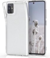 Merkloos Samsung M51 Hoesje Transparant Wit - CoolSkin3T