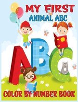 My First Animal ABC Color By Number Book