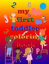 My first toddler coloring book