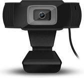 Creartix - Webcam met microfoon - USB aansluiting - 480P - Zwart