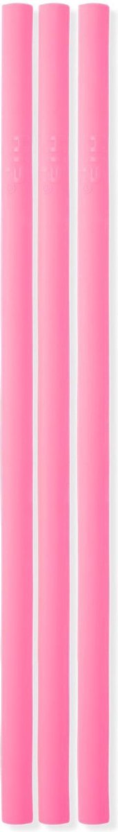 Squeaky Clean Rietje, Set van 3 Stuks, Roze - HIP