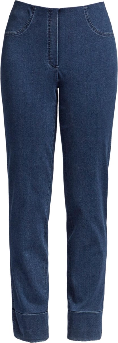Robell Bella 09 Dames Comfort Jeans 7/8 Lengte - Jeans Blauw - EU 56 | bol