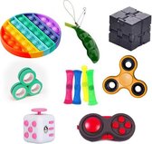 Pop All Up® - Fidget toys pakket set - 11 delig - inclusief unieke speluitleg
