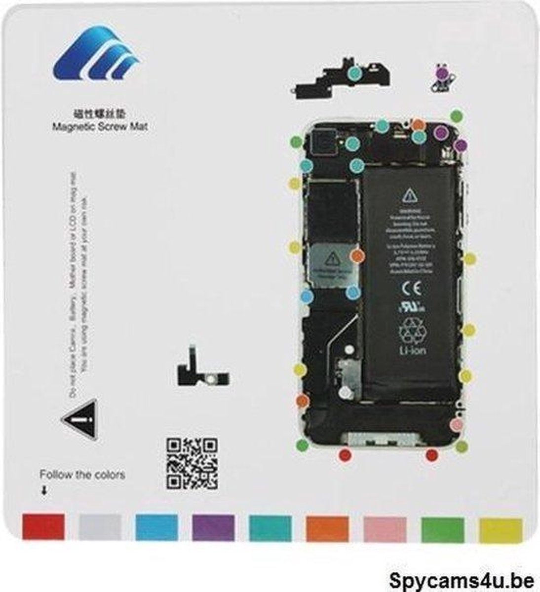 Magnetische reparatie mat Voor iPhone 4S