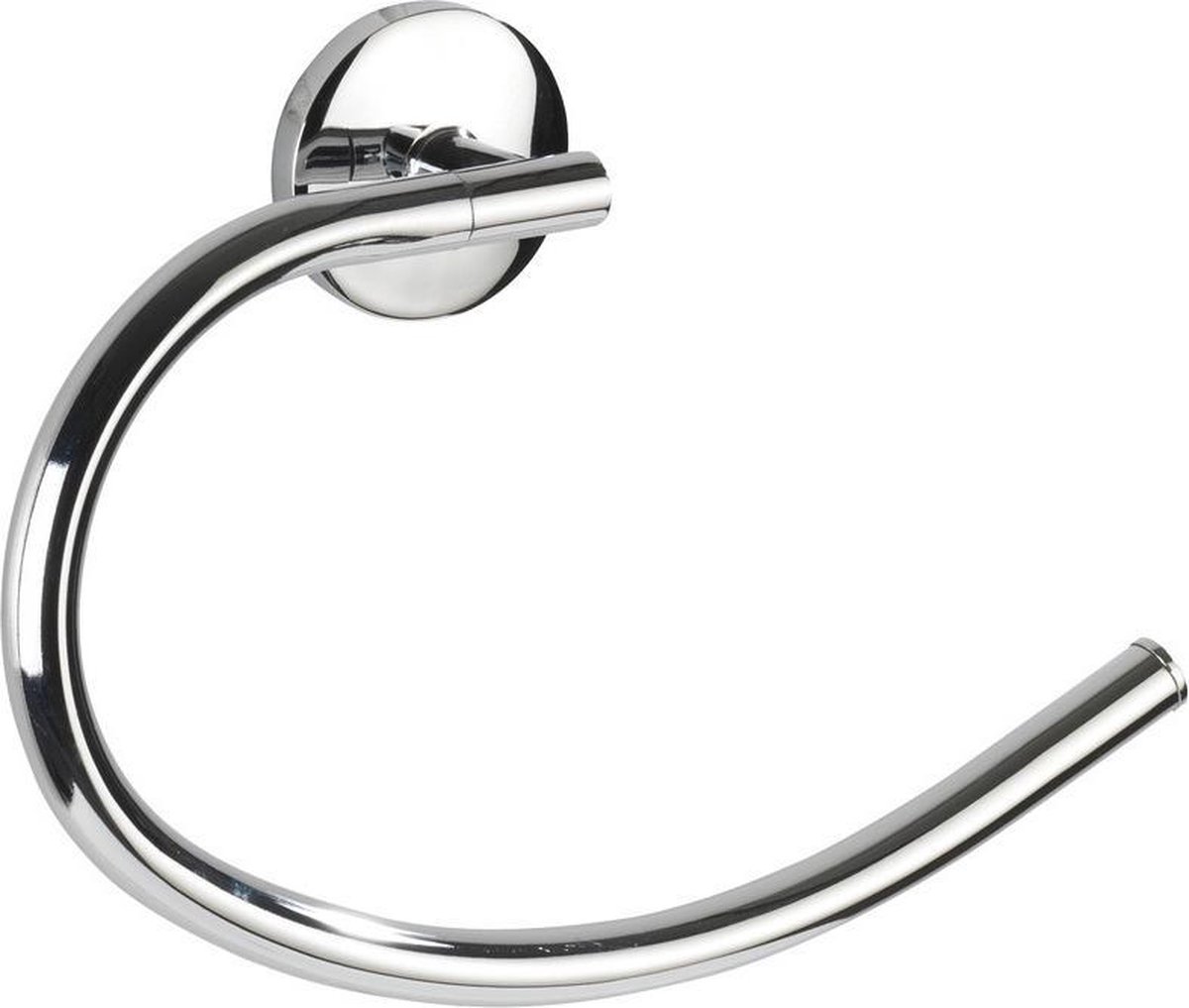 Wenko Handdoekring Cuba 21,5 X 15 Cm Zink Zilver