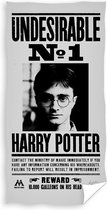 Warner Bros. Strandlaken Wanted 70 X 140 Cm Katoen Zwart/grijs