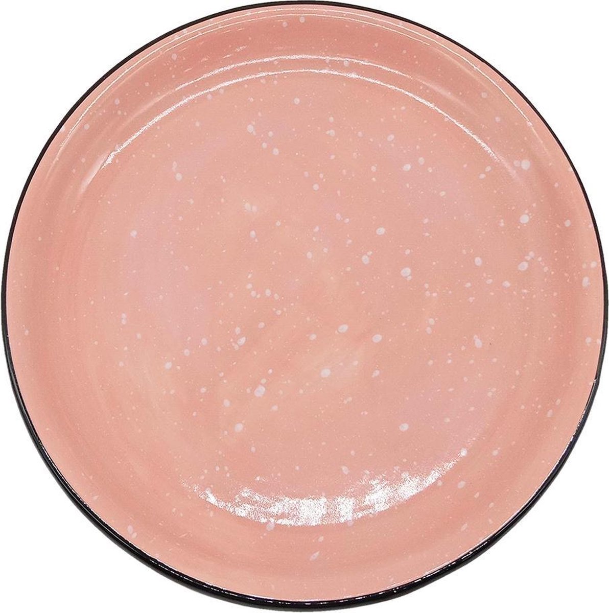 Clayre & Eef Dinerbord Ø 27 cm Roze Keramiek