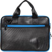 Ecowings Panther - Waterdichte 15 inch Laptoptas met Handvat en Schouderband - Blauwe Messenger Bag voor Dames en Heren
