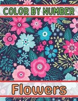 Color By Number Flowers