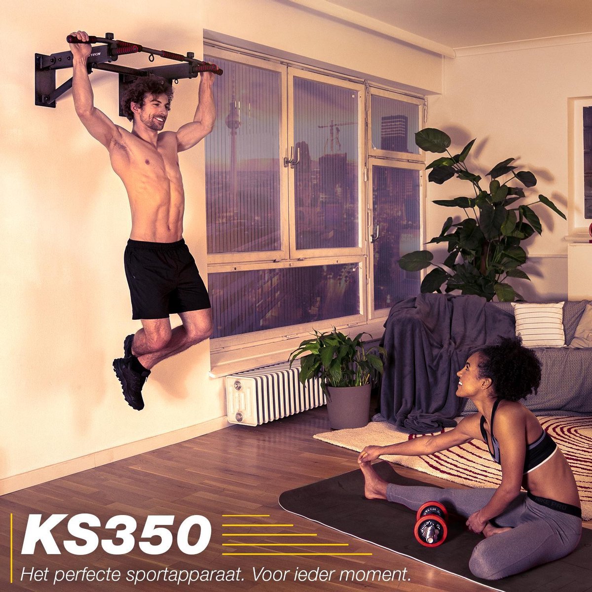 Sportstech Sportstech KS350 Optrekstang - afbeelding 2
