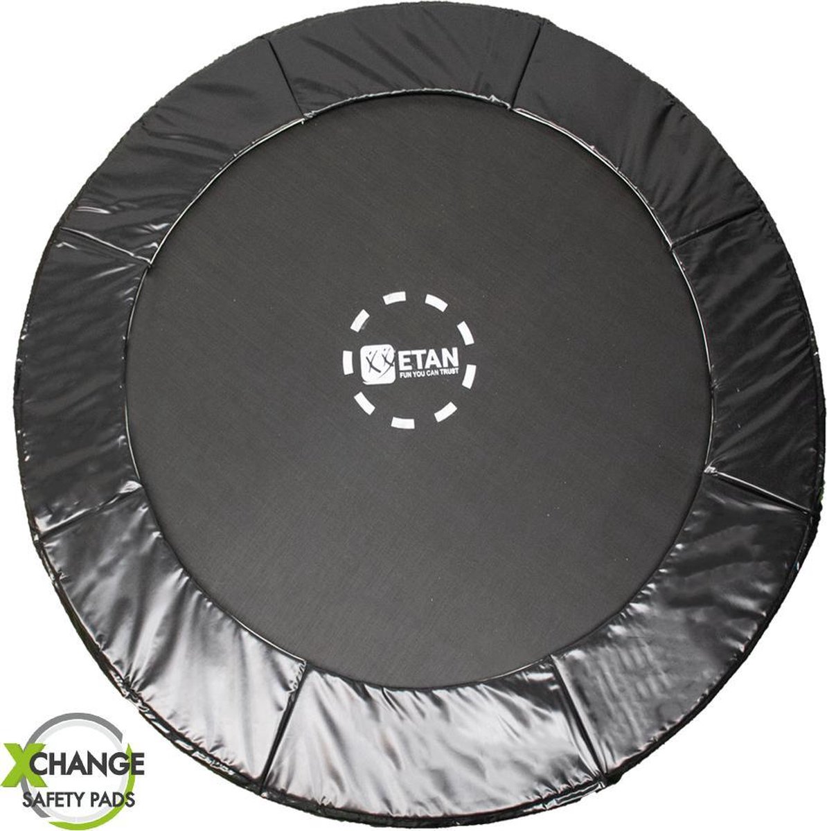 Etan® Xchange Universele Trampoline Beschermrand - t.b.v. trampoline van Ø 244 cm / 08ft - Zwart - Ideale Vervangingsrand – foto 2