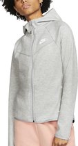 Nike - NSW Tech Fleece Hoodie Women - Grijs Damesvest - XS - Grijs