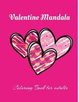 Valentine Mandala Coloring Book For Adults