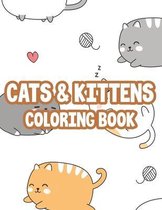 Cats & Kittens Coloring Book