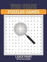 Word Search Puzzles Game Large Print with Solutions