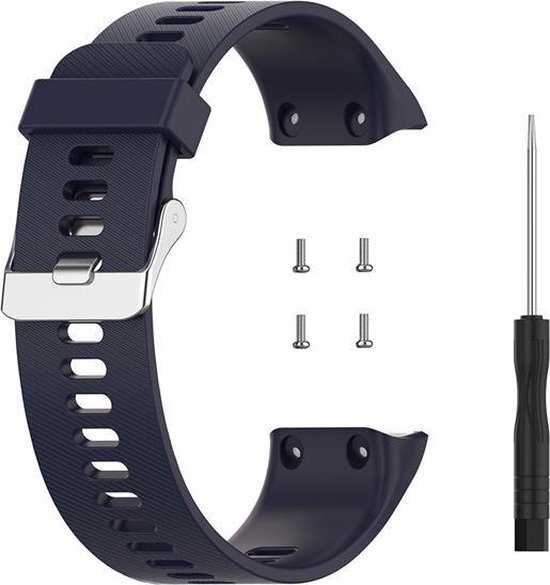 Luxe Siliconen Armband Geschikt Voor Garmin Forerunner 35/30/35J/30J Horloge  Bandje - | bol.com