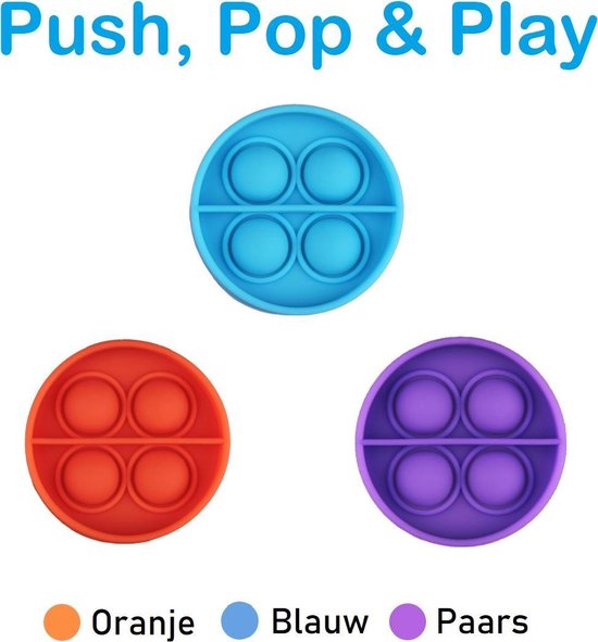 FIDG IT® Simple Dimple Pop It Mini - Fidget Toys - Pop It - Forfait Fidget  Toys à... | bol.com