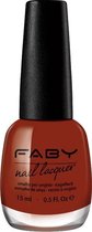 Faby Nagellak As Spicy As I Can Be Dames 15 Ml Vegan Terracotta