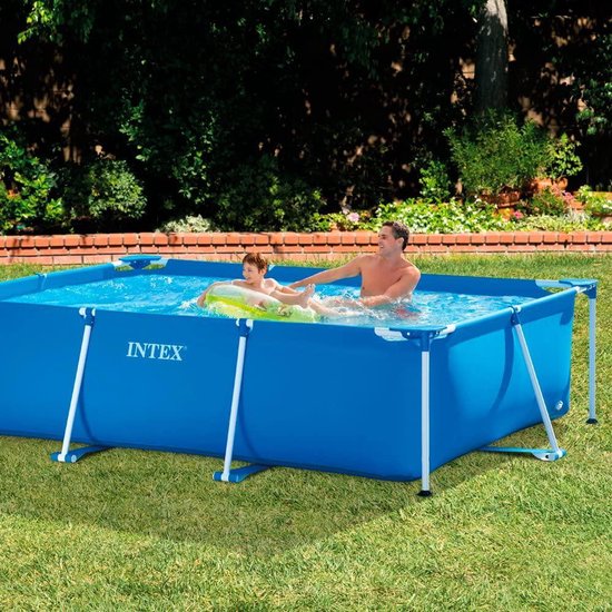 Pool à cadre rectangulaire Intex - piscine hors sol - 300 x 200 x 75 cm |  bol.com