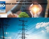 INTRODUCTION TO ENERGY AUDITING & ENERGY MANAGEMENT