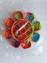 POP IT fidget toy | fidget toys | Regenboogkleur | Fidget toys | Friemelspeelgoed | Pop it - simple dimble - pea bean - tiktok - mondkapje - pluche - imposter
