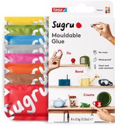 Sugru kneedbare lijm van tesa, 8-pack (8 x 3,5 g) in veelkleurig