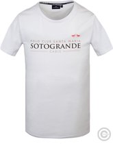 HV Society Korte mouw T-shirt - 0403103341 Alanzo Wit (Maat: XXXL)