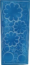 Stickervel 0400:  Blauw Stickervel Bloemen | Handgemaakte Verjaardagskaart Decoratie - Plakboek Stickers - Uitnodigingen voor feesten - Briefpapier