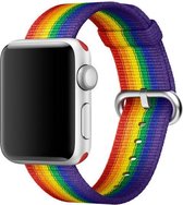 Apple Watch Woven Nylon bandje - 38 mm / 40 mm - voor Apple Watch 1/2/3/4/5/6/SE - Pride Edition