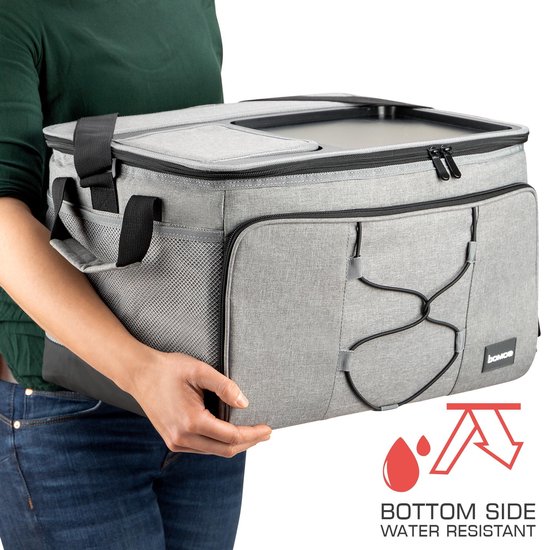bomoe IceBreezer KT43 opvouwbare koeltas - koelbox voor onderweg - 43x32x28 cm - 45 liter - picknicktas perfect voor barbecues of festivals van bomoe — afbeelding 3