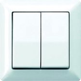 ✅ Jung 1 SERIE 2 Schakelwippen -wit +raam AS591-5 WW LET OP ZONDER BINNENWERK.✅ PROLEDPARTNERS®