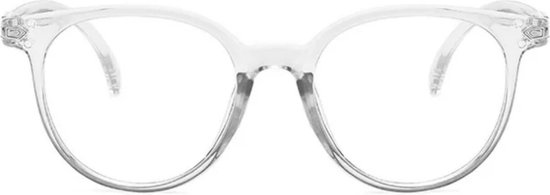 Oculaire | Ålbeak | Transparant Grijs| Veraf-bril | -2,00 | Cat-Eye Model| Inclusief brillenkoker en microvezel doek| Geen Leesbril |