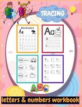 Tracing letters & numbers workbook abc