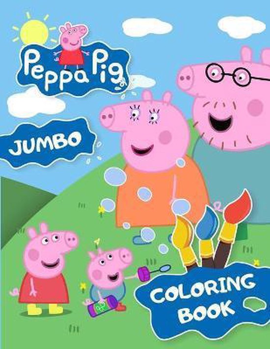 Peppa Pig JUMBO Coloring Book, Leon Books | 9798644642175 | Boeken ...