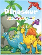 Dinosaur Coloring Book: A Dinosaur Activity Book Adventure, Great Gift for Boys & Girls, Vol 034